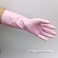 Waterdichte huishoudelijke rubberen handschoenen met lange mouwen